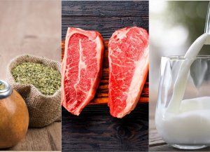 Cifras negativas históricas para el consumo de leche, carne vacuna y yerba mate