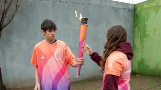 La antorcha Suramericana pasó por Santo Tomé y Recreo