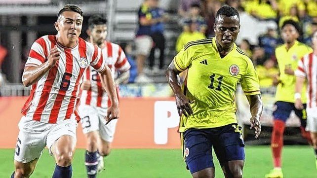 Colombia derrotó a Paraguay de visitante por 1 a 0.