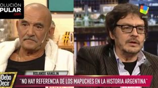Rolando Hanglin criticó a los mapuches y Felipe Pigna contestó con una lección de historia