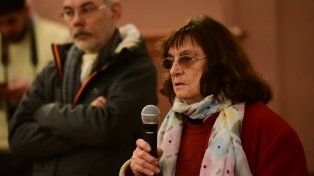 Alicia Glauser realizó un discurso contundente.&nbsp; 