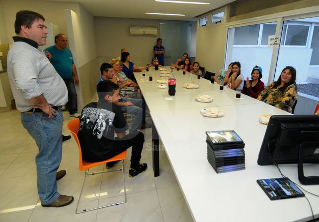 El sindicato de camioneros brindó un momento especial en su sede