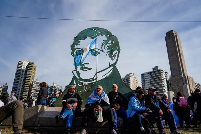 El Día de la Bandera fue una fiesta popular en Rosario.
