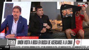 Video: la emoción de Kily González por un regalo con Maradona