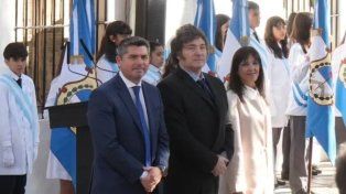 Milei en San Juan: detuvieron a un hombre armado en las inmediaciones del acto que oficiaba el presidente