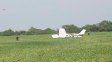Cayó una avioneta de fumigación en un campo del sur entrerriano y hospitalizaron al piloto