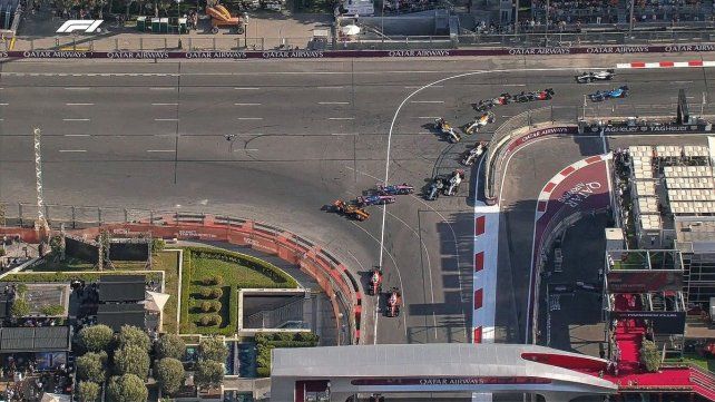 Colapinto pidió disculpas luego del toque con Gasly.