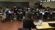 Alumnos en un aula de Ciencia Política.
