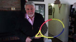 Guillermo Salatino jugó al tenis de manera semiprofesional en la Primera del Lawn Tennis, entrenando y haciendo equipo con Vilas, Clerc.
