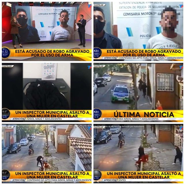 El inspector de tránsito que asaltó a una mujer estaba de licencia por coronavirus