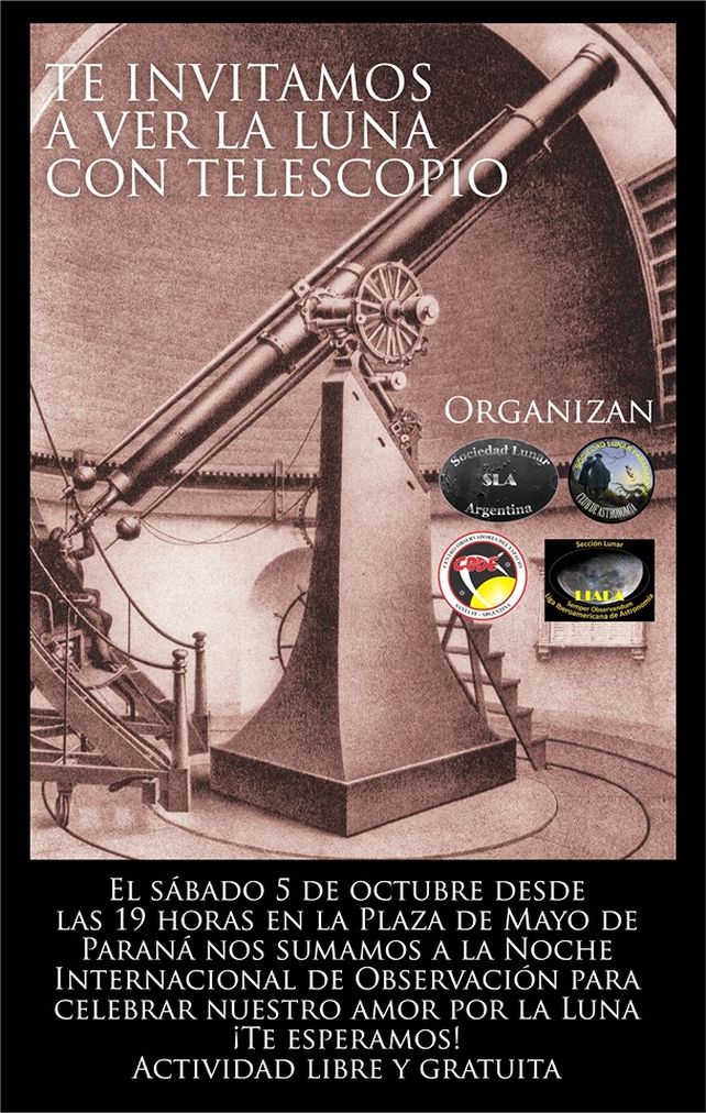Se viene la noche mundial de observación lunar