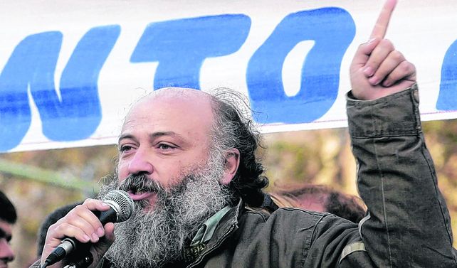 Líder piquetero. Emilio Pérsico