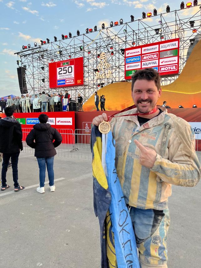 Haber logrado una medalla en el Dakar es como un sueño cumplido.