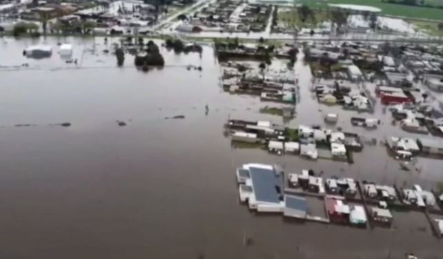 Lluvias abundantes en el sur de Santa Fe: acumulados de hasta 270 milímetros, caminos anegados, cortes de rutas y agua en viviendas