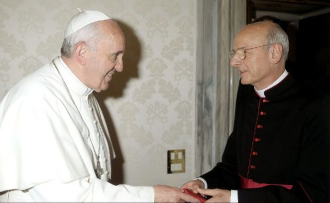 El Papa y el Prelado Fernándo Ocariz