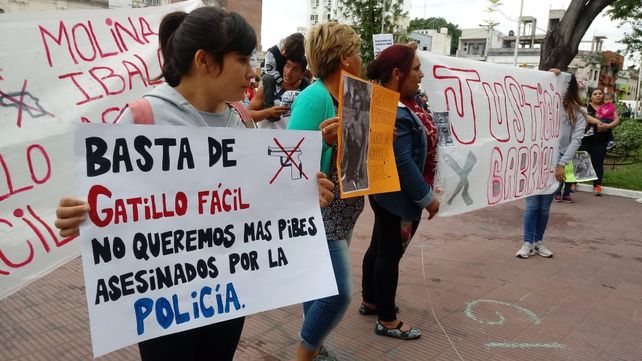 El balazo policial ingresó por la nuca de Gusmán.&nbsp;