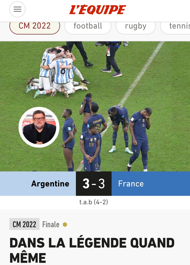 L'Equipe tituló 