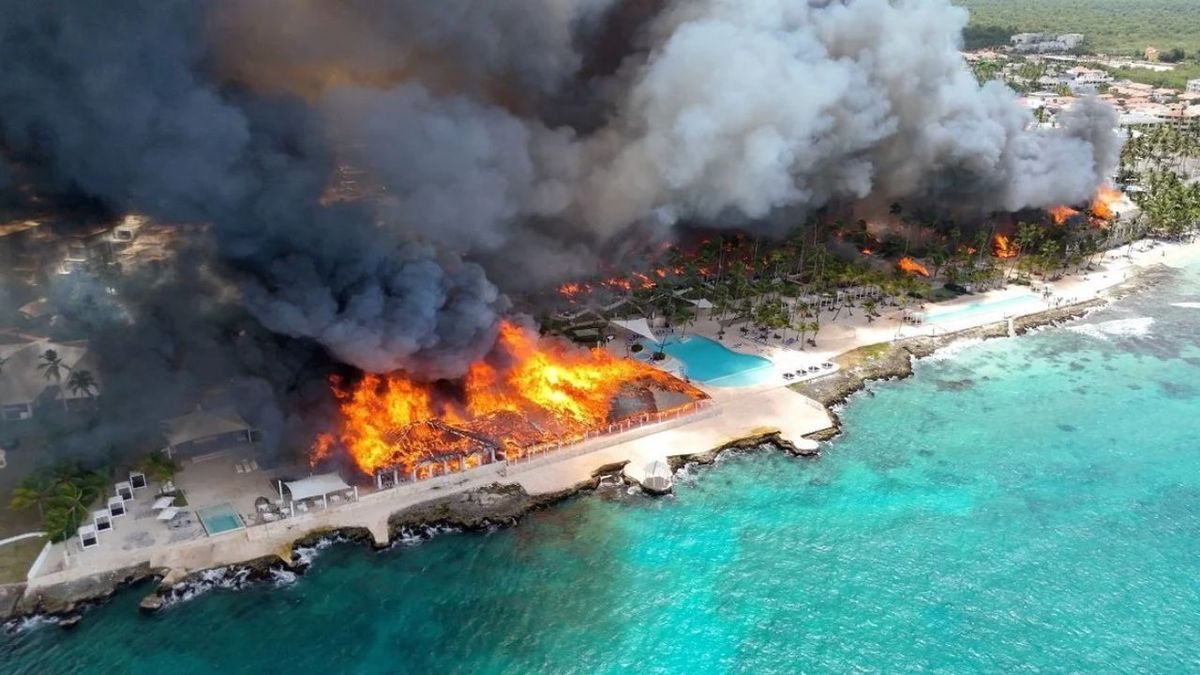 Santafesinos alojados en el hotel incendiado en República Dominicana denuncian robo de pertenencias