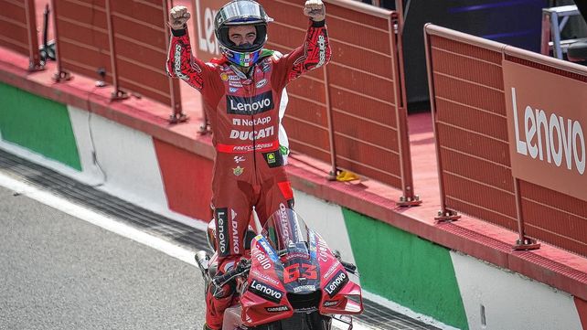 Bagnaia se impone en el Gran Premio de Italia de MotoGP