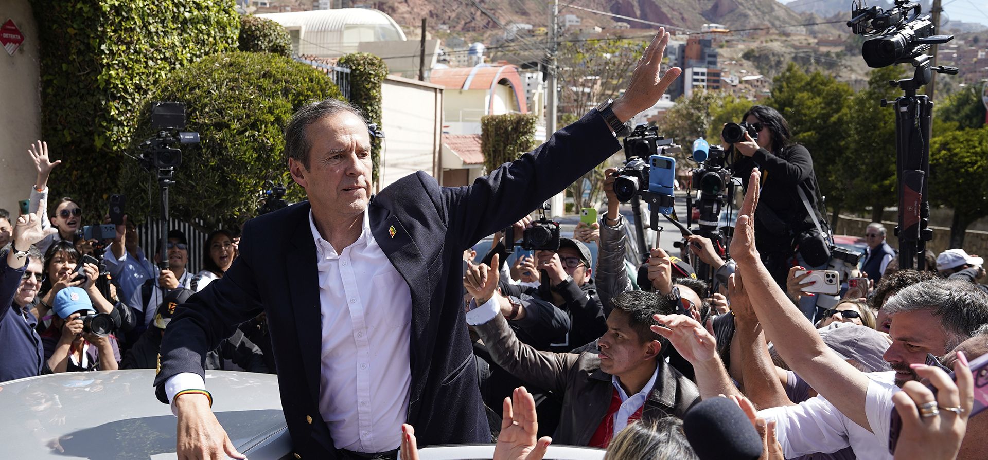 El candidato presidencial Jorge El candidato presidencial Jorge