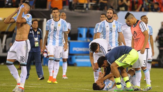 Postales de la derrota argentina en la Copa América Centenario