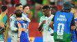 En un caótico y polémico final, Portugal eliminó a Croacia