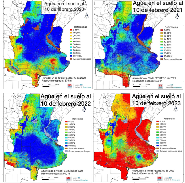 Clima y agro: la semana se despide con tormentas y descenso de temperatura