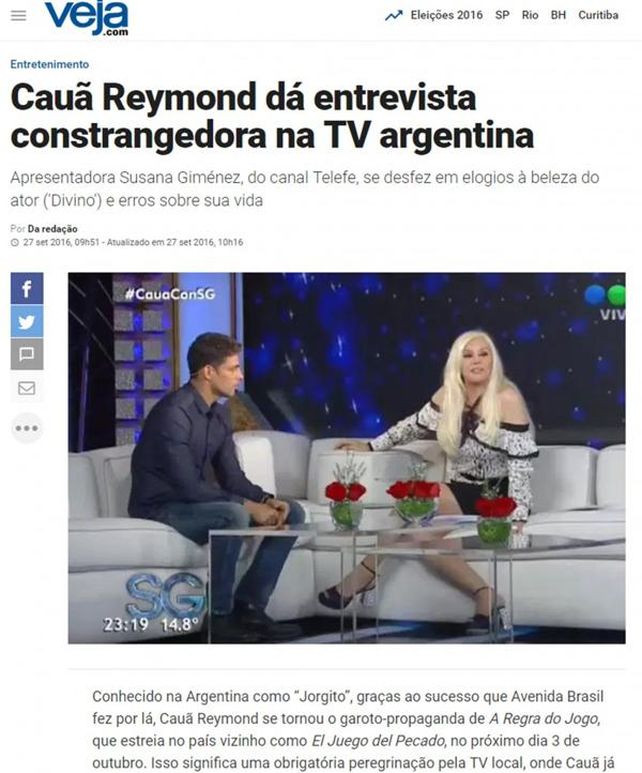 Cauã Reymond pasea junto a su novia hot mientras en Brasil se ríen de Susana