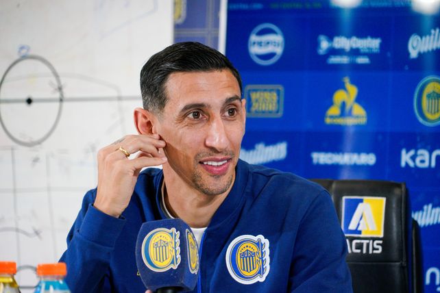 Para Fideo Di María, su adaptación al fútbol argentino es buena. Sabe que debe mejorar, pero está conforme con su rendimiento.