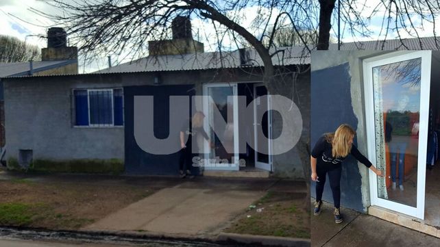 Tiroteo entre delincuentes terminó con un impacto de bala en la vidriera de un local comercial