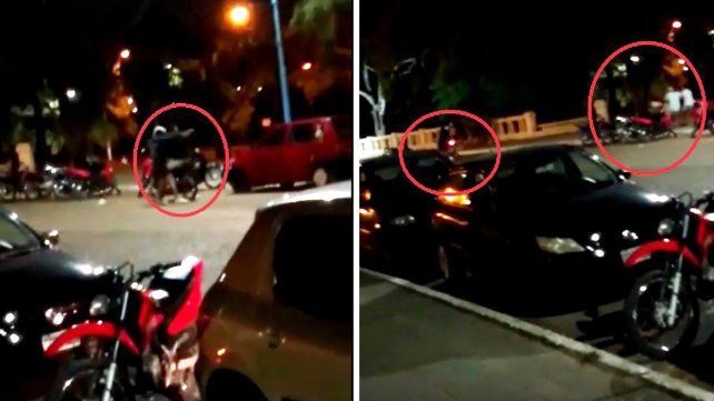 Circula el video del momento del intento de robo de una moto y los disparos que terminaron con la vida de un joven de 28 años