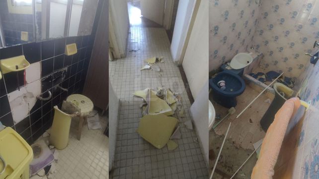 La casa de barrio Guadalupe fue destrozada por delincuentes