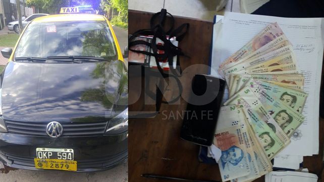 Detuvieron a un violento delincuente que asaltó a un taxista