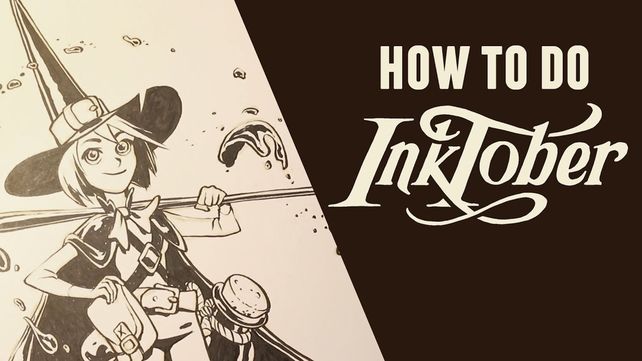 Llegó otro InkOctober, mes en que dibujantes e ilustradores muestran al mundo sus habilidades