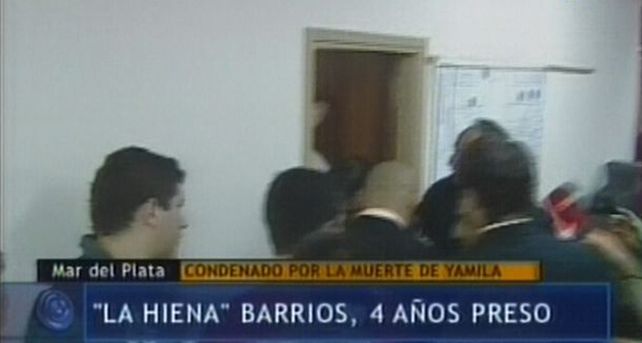 Condenaron a cuatro a&ntilde;os de prisi&oacute;n efectiva a La Hiena Barrios