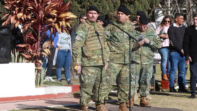 ¡Sí, juro!!! soldados juraron lealtad a la Bandera