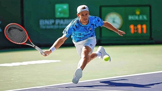 Tenis: Schwartzman pasó a cuartos de final en Indian Wells