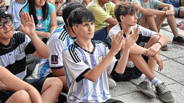 Así se vivió el partido y el triunfo de la Selección en la ciudad