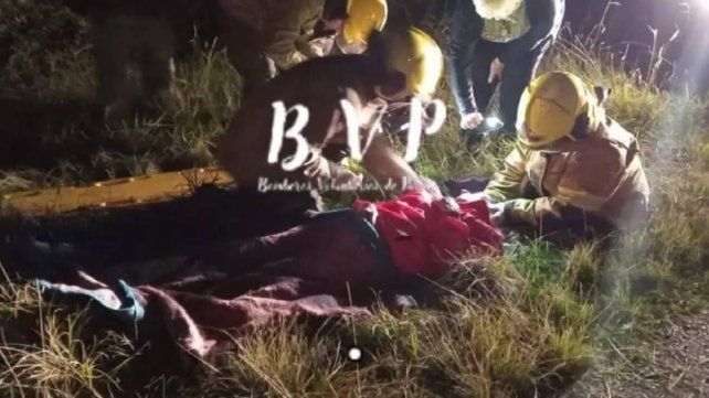 Ruta 10: dos personas fueron hospitalizadas en Paraná tras un accidente