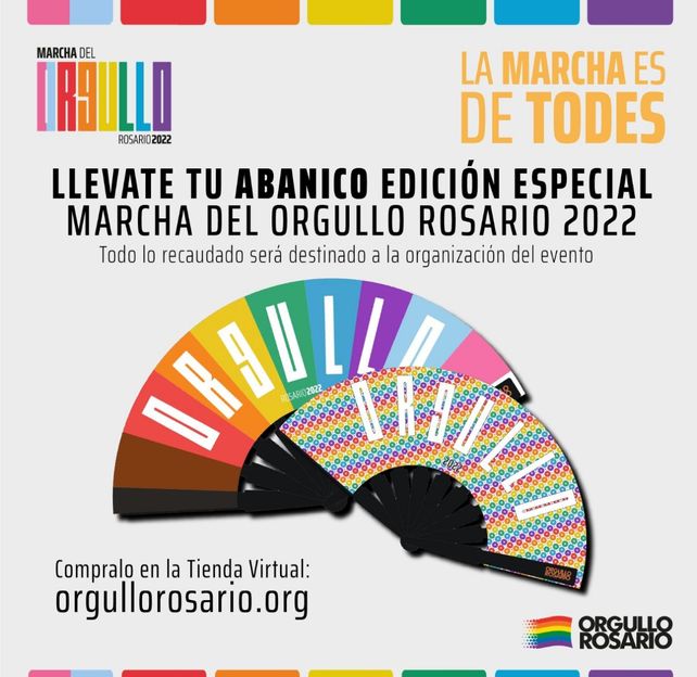 Se viene la Marcha del Orgullo en Rosario: venta de abanicos, feria y colecta para una carroza