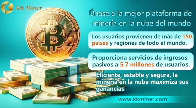 Gana miles de dólares al día participando en contratos de minería en la nube de KK Miner