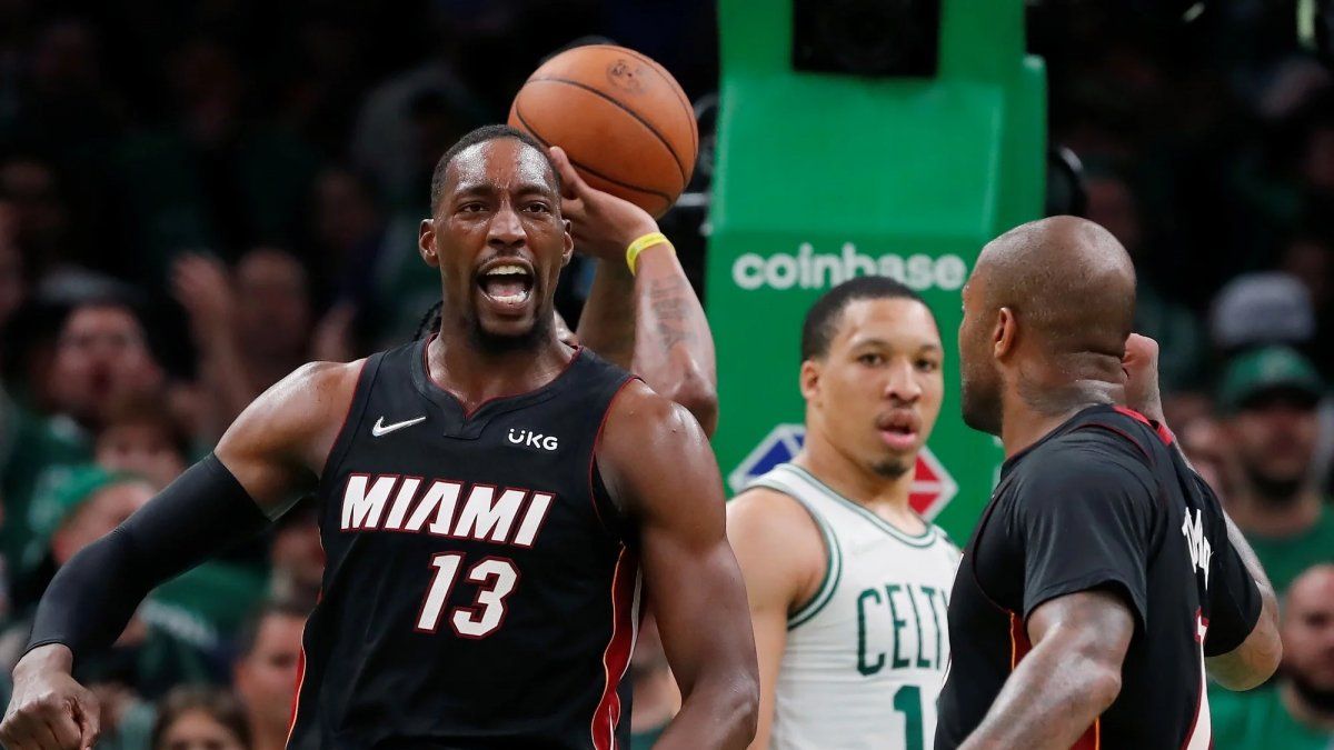 Miami defeated Boston and took the lead in the third game in the NBA