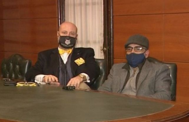 El abogado Luis Rossini y el empresario Leonardo Peiti