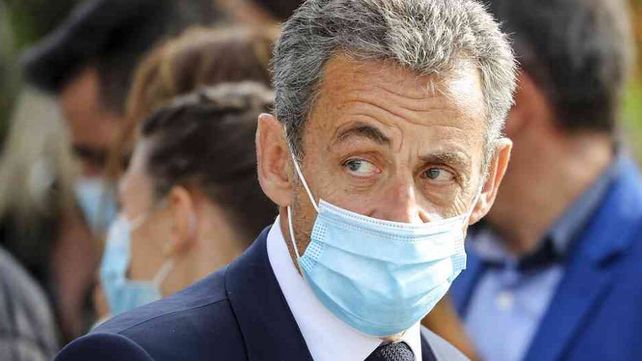 Nicolas Sarkozy durante los alegados del juicio por corrupción.&nbsp;