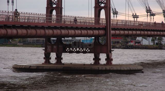 Así se encuentra el Paraná // FOTO: José Busiemi.