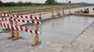 Actualmente se realizan trabajos en el kilómetro 341 cerca del peaje de Correa.