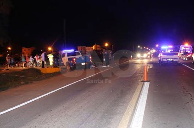 El lugar en donde se produjo el accidente