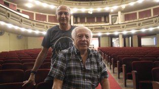 Sergio y Pepe Grimolizzi en el Teatro Fundación Astengo.
