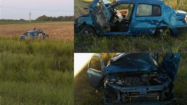 Volcó un automóvil en Ruta 11