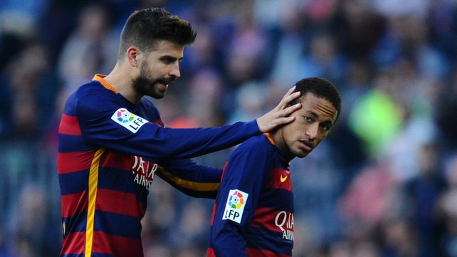 Revelación. Piqué se refirió a la continuidad de Neymar en el Barcelona.&nbsp;